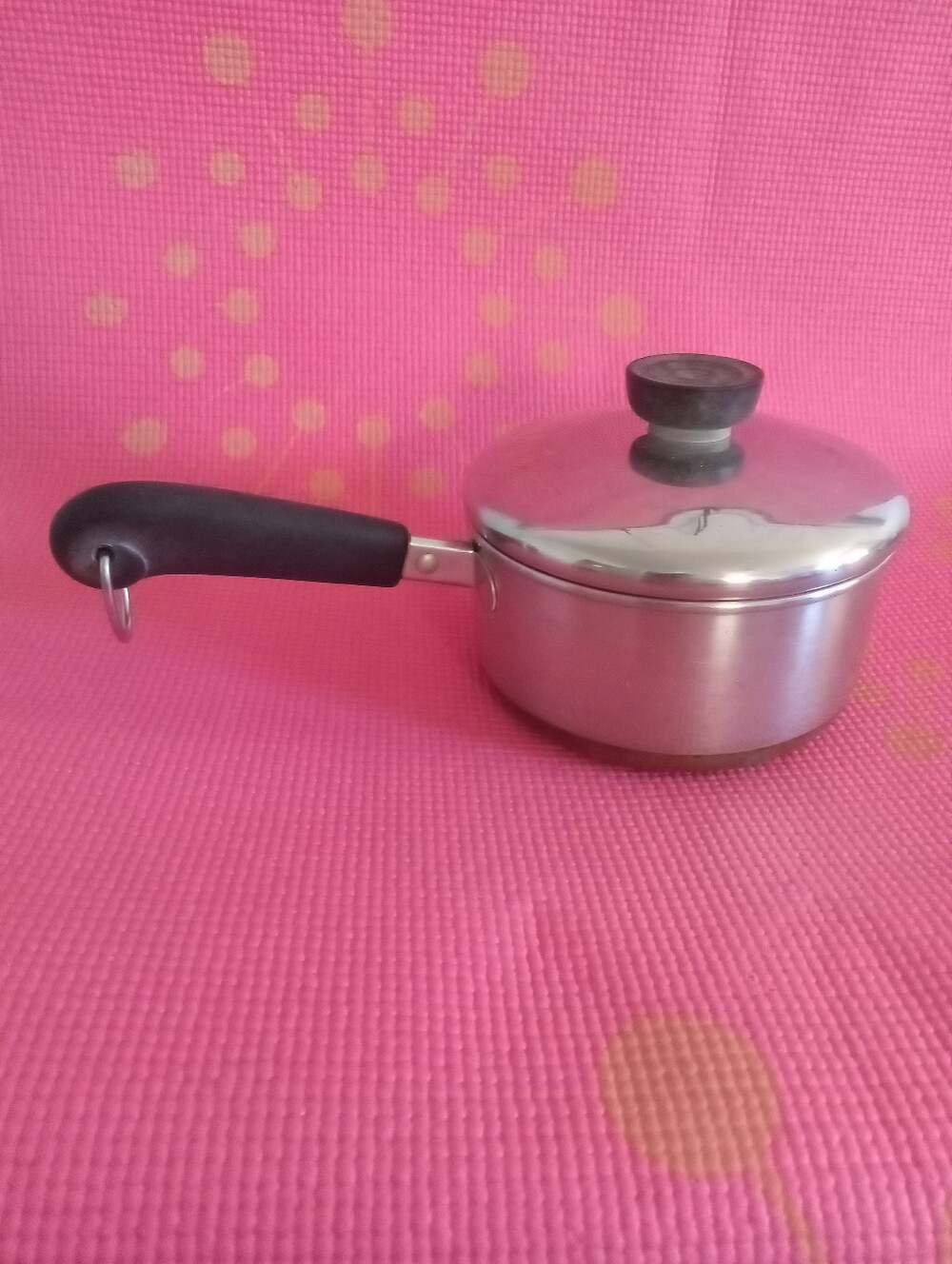 VTG REVERE WARE Copper Clad 1 Qt Pot with Lid 1988